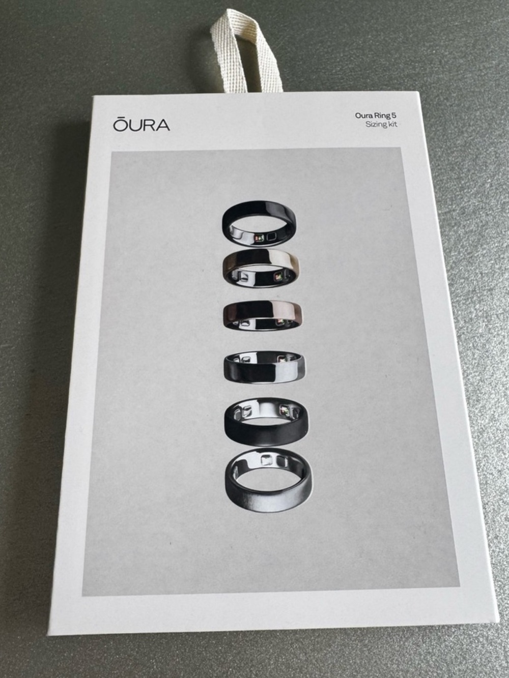 Oura Ring Generation 5 World's Smallest Smart Ring 💍 Sizing Kit